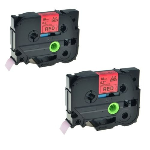 2pk Tze441 Tz441 Tz 441 Negro Etiqueta Roja Cinta Para Broth 0