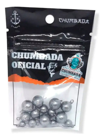 Chumbo Down Shot Chumbada P/ Pesca Esportiva - 28 Unidades 1 Chumbo Down Shot Chumbada P/ Pesca Esportiva - 28 Unidades 1