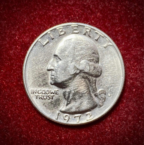 Moneda 1/4 Dólar Estados Unidos 1972 Denver Km 164a 0