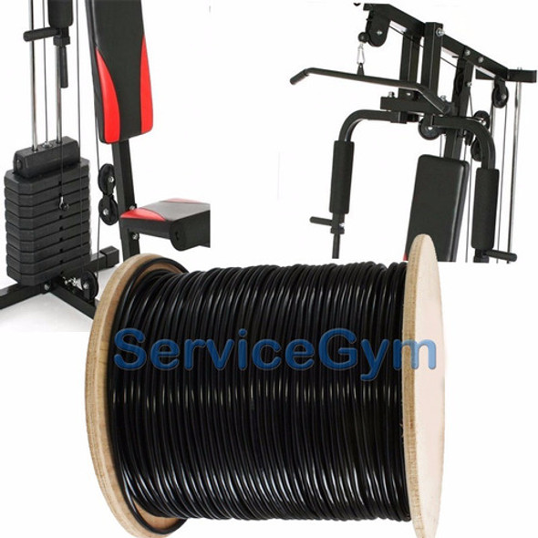 Cable Acero Forrado 5 Mt X 5 Mm Multigimnasio Gym Servicegym 0