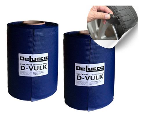 2x Vulcanite Conserto Pneu Caminhão/carro Reparo Borracharia 0