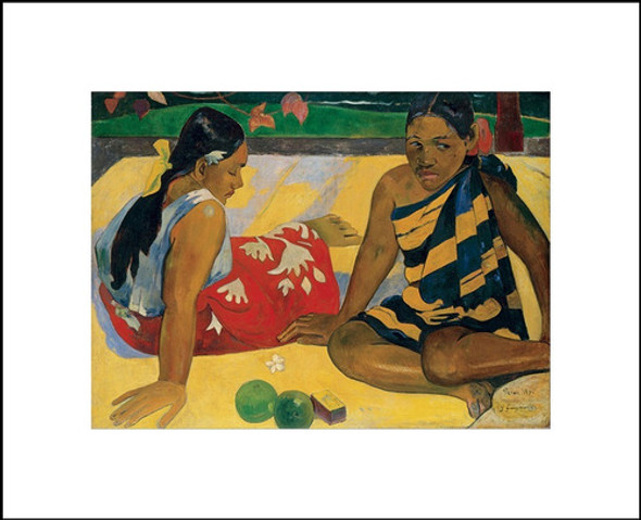 Lamina Fine Art Mujeres De Tahiti Paul Gauguin  80x60 Myc 0
