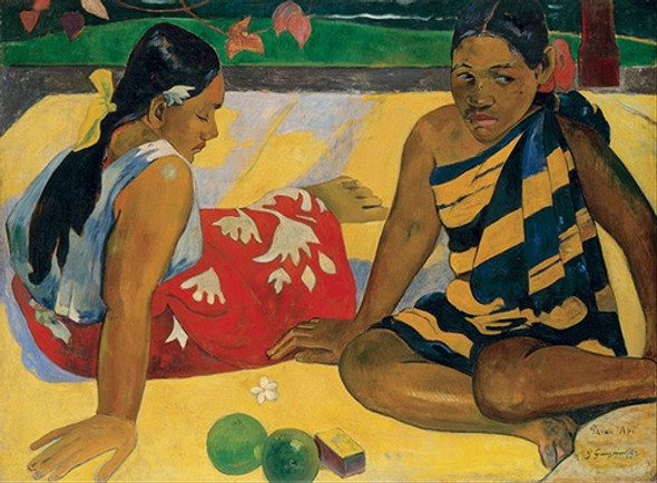 Lamina Fine Art Mujeres De Tahiti Paul Gauguin  80x60 Myc 1