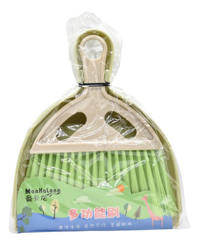 Set De Pala Y Cepillo Plástico Para Limpieza 21x17cm Colores 0