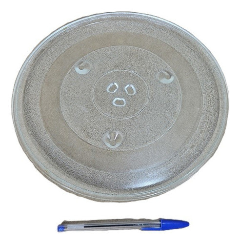 Prato Microondas Vidro Refratário Diâmetro 31cm 1 Kg Antigo 0