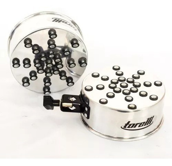 Torelli Shakerim Tamborim Aluminio Com Rebites E Clamp Tg546 0