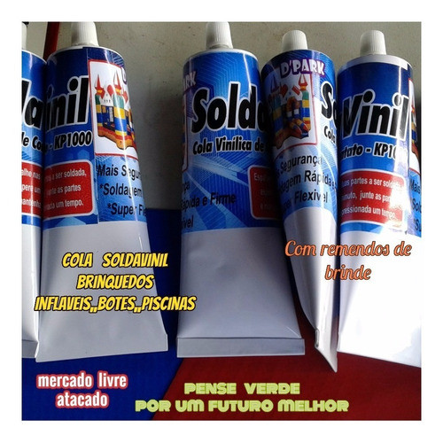 Lona Kp1000 De 1.20x30cnt+2 Colas P/inflavéis 300 Ml+brinde 1