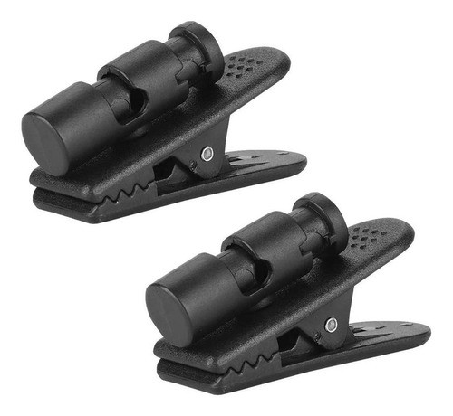 Set De 2 Ganchos Clips De Cable De Auriculares - Negros 0