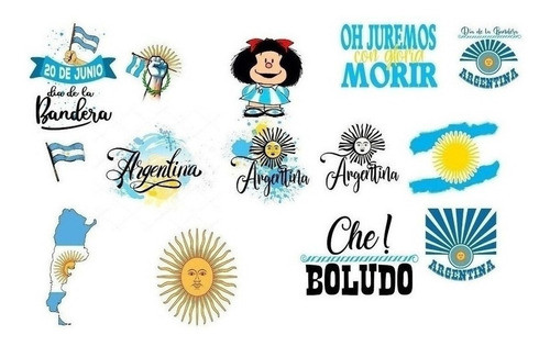 15 Vectores  Argentinas : Vinilos Sublimacion 0