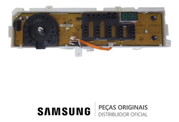 Placa Display Interface 220v Lava Seca Samsung Wd11m44530wf 0