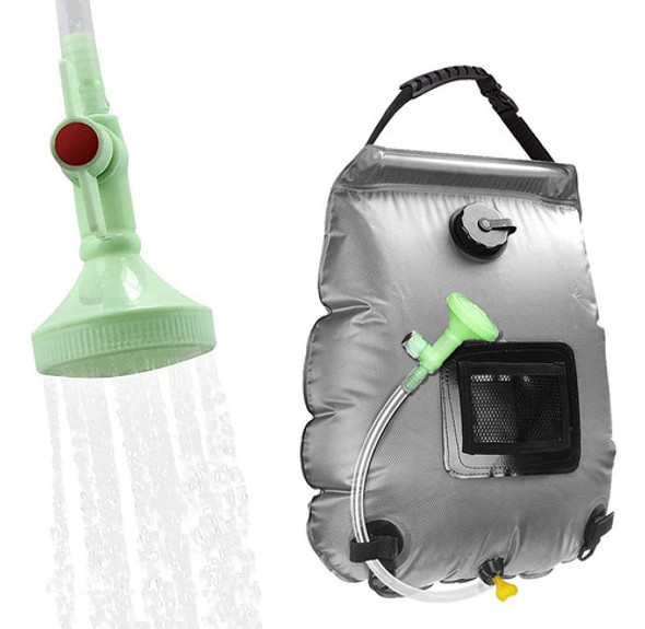 Bolsa De Chuveiro Solar 20l Solar Aquecimento Camping Shower 0