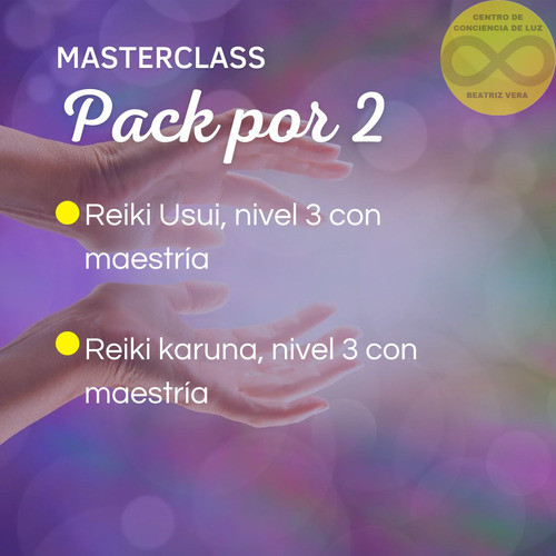 Pack Por 2 De Cursos Holisticos (promocion) Reiki 1