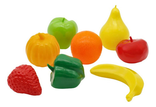 Set Kit Frutas Y Verduras De Juguete Rivaplast Calesita 0
