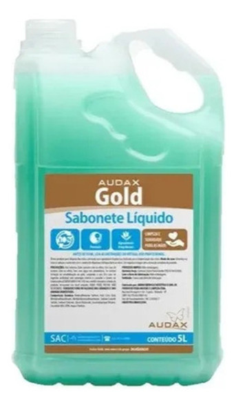 Sabonete Perfumado Líquido Audax Gold 5 Litros 0 Sabonete Perfumado Líquido Audax Gold 5 Litros 0