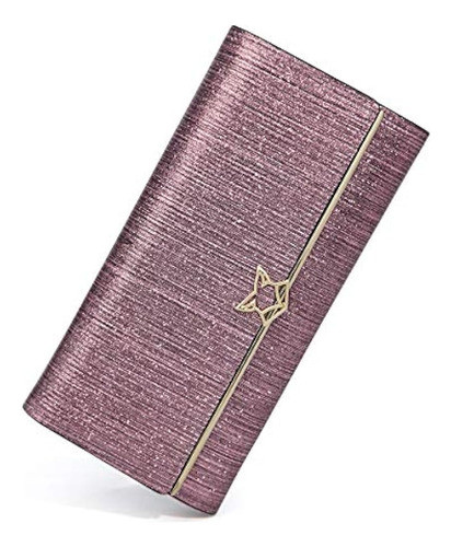 Foxer Mujeres Piel Billetera Tríptico Cartera De Embrague Ca 0