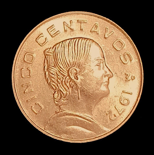 México 5 Centavos 1972 Exc Km 427 Josefa Ortiz De Domínguez 0