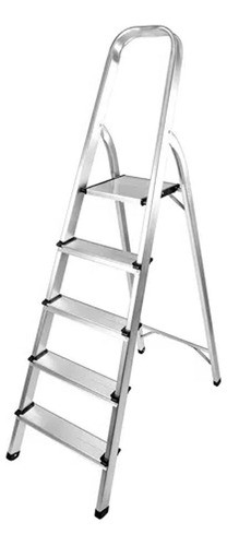 Escalera Familiar De Aluminio 5 Esc. Flourish 1.6mt H Y T 0