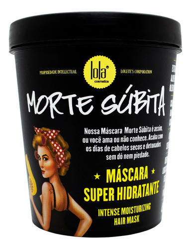 Lola Morte Súbita Mascara Super Hidratante Pelo 450gr Local 0