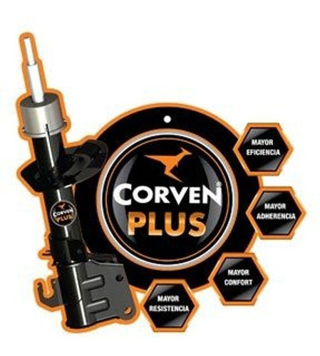 Kit 2 Amortiguadores Corven Plus Delanteros Vw Up Up Cross 1