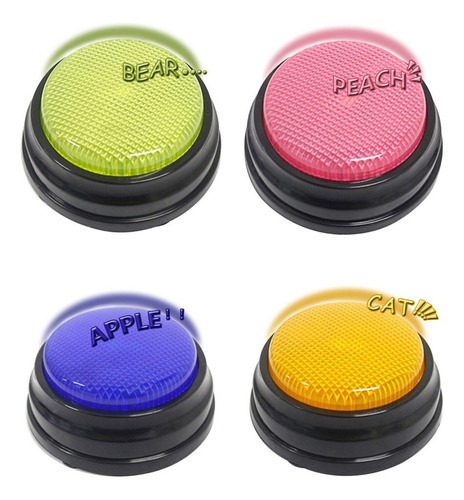 A Botão Falante Gravável Com Aprendizagem Função Led 1