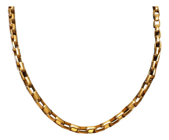 Cadena De Hombre.  Acero Quirúrgico.  Color Dorado 1