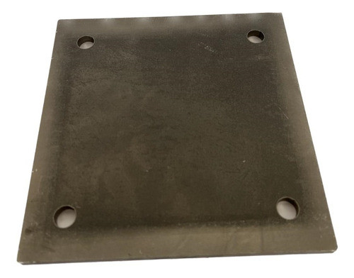 Platina 8 Mm 200x200 Con 4 Perforaciones Terra 0