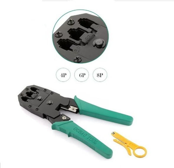 Alicate De Crimpagem Rj45 E Rj11 Com Desencapador De Fio 0