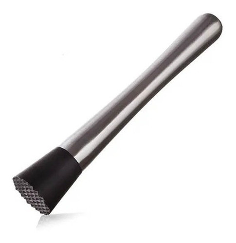 Pison Acero Inoxidable Punta Nylon Negro Mortero Machacador 0