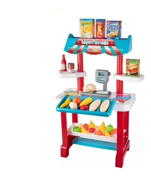 Supermercado Para Niños Con Accesorios Y Balanza Rondi 0