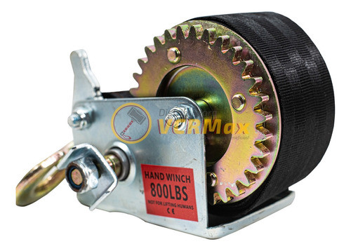 Malacate Manual Cabrestante Cinta+gancho Para 800lbs/360 Kg. 1