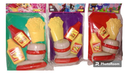 Set De Comida Rápida Con Bandeja 0