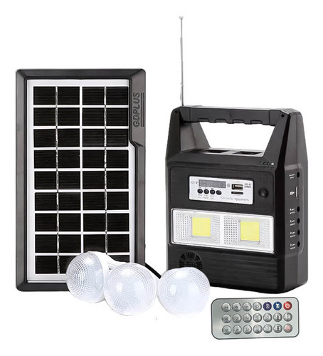 Sistema De Luz Solar Com Rádio 3 Lâmpadas 1