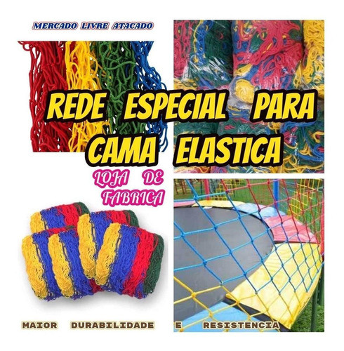 Rede P/pula Pula De 4.27 C/2mts De Altura+6 Capa 2mts+brinde 0