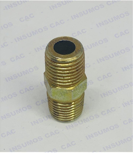 Entrerosca Macho/macho 1/8 Bspt Acero Zinc 007-01 0