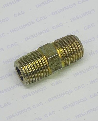 Entrerosca Macho/macho 1/8 Bspt Acero Zinc 007-01 1