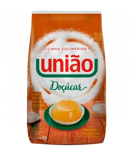 Atacado C/15 Açúcar Granulado Doçúcar União 1kg C/ N Fiscal 0