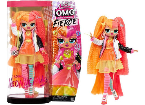 Lol surprise muñeca 30cm fashion doll omg fierce xoxo Neon L 0