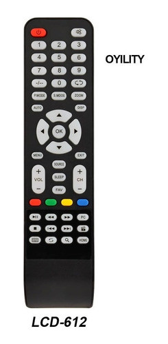 Control Remoto Para Smart Tv Oyility Lcd612 Tecla Home Y Pc 1