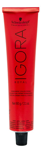 Tintura Igora Royal 60grs Coloracion Permanente Schwarzkopf 1