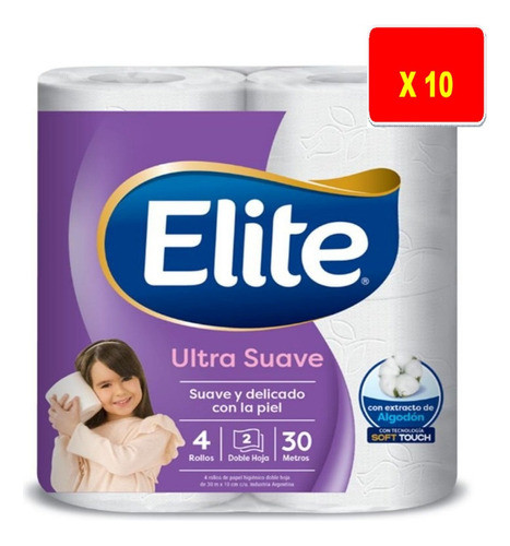 Papel Higiénico Elite Ultra 30 Metros Doble Hoja  - Bolsón 0