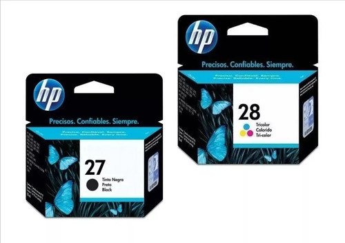 Kit Cartucho Hp 27 Preto Hp 28 Color 3320/3420/3745/3848 0