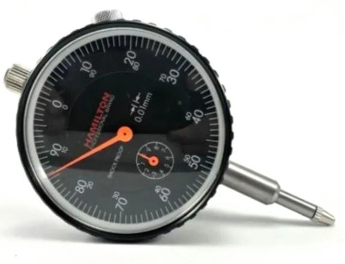 Reloj Comparador Centesimal 0-10mm Rango 0,01mm 1