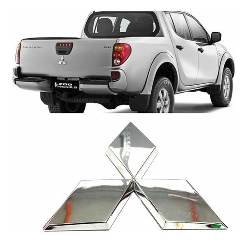 Emblema Tampa Traseira L200 Triton Hpe Glx Hls 2007 Á 2017 0