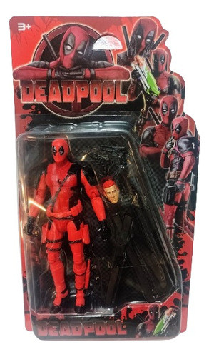 Muñeco Wolverine  (14cm) + Muñeco Deadpool ( 17 Cm ) 1