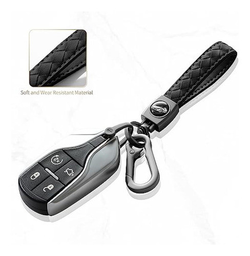 Llavero Con Mosquetón, Llavero Universal De Cuero 1