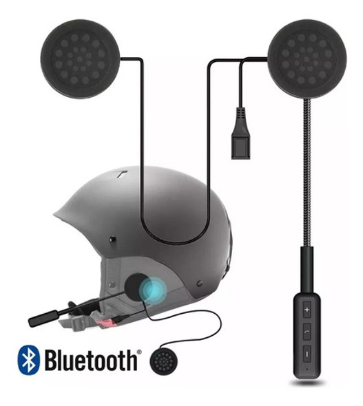 Auricular Manos Libres Bluetooth Casco Moto Automatico Ruta 1 Auricular Manos Libres Bluetooth Casco Moto Automatico Ruta 1