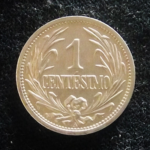 Uruguay 1 Centésimo 1901 Sin Circular Km 19 0