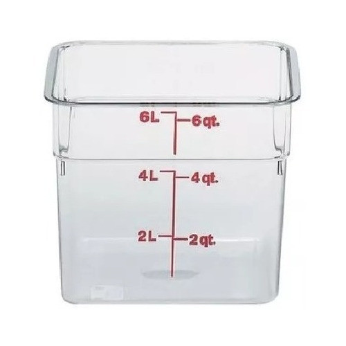 Recipiente Cuadrado Policarbonato Cambro 5,7 Litros 0