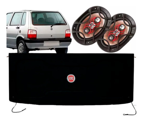 Tampao Porta Malas Fiat Uno Fire Antigo + Alto Falante 69 0