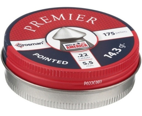 Balines Crosman Premier Pointed 5.5 Mm X 175 Unidades Caza 1